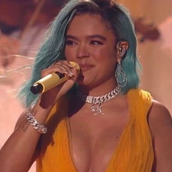 LOREE RODKIN 18K White Gold Spherical Star Drop Diamond Earrings - Picture 9 of 14